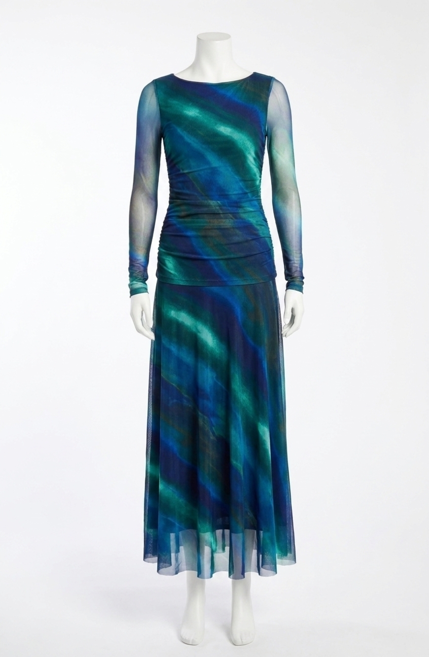 NEW FREE PEOPLE sunnei maxi dress in deep ocean